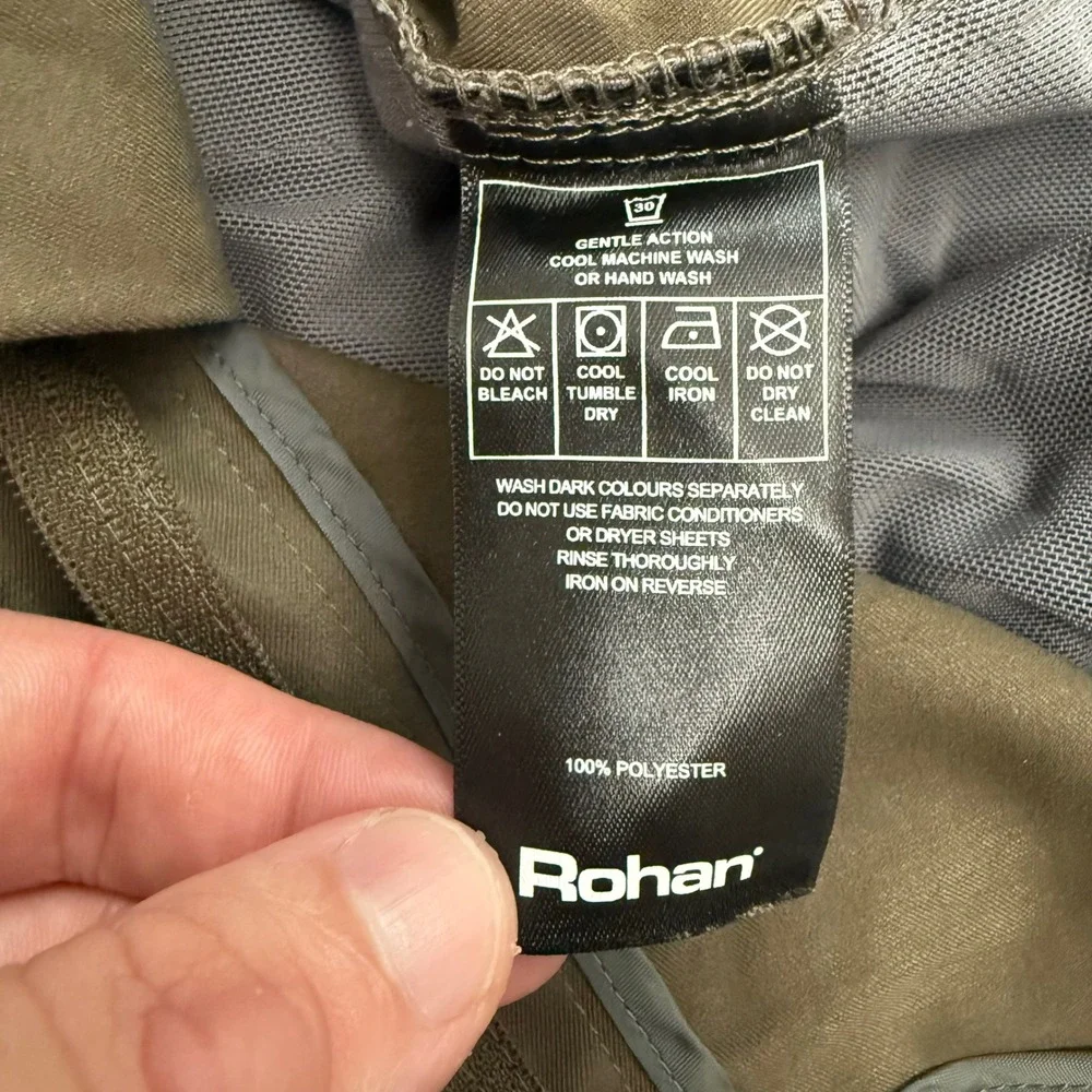 Rohan District Chinos Men 42R Brown Khaki Bundle 2 Pair Technical Travel Pants